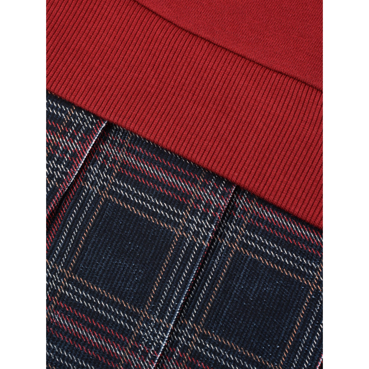 Melange Checkered Dress