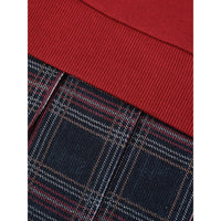 Melange Checkered Dress