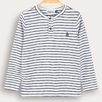 Boys Striped Boat Tee