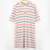 Melange Girls Stripes Rib Nightgown