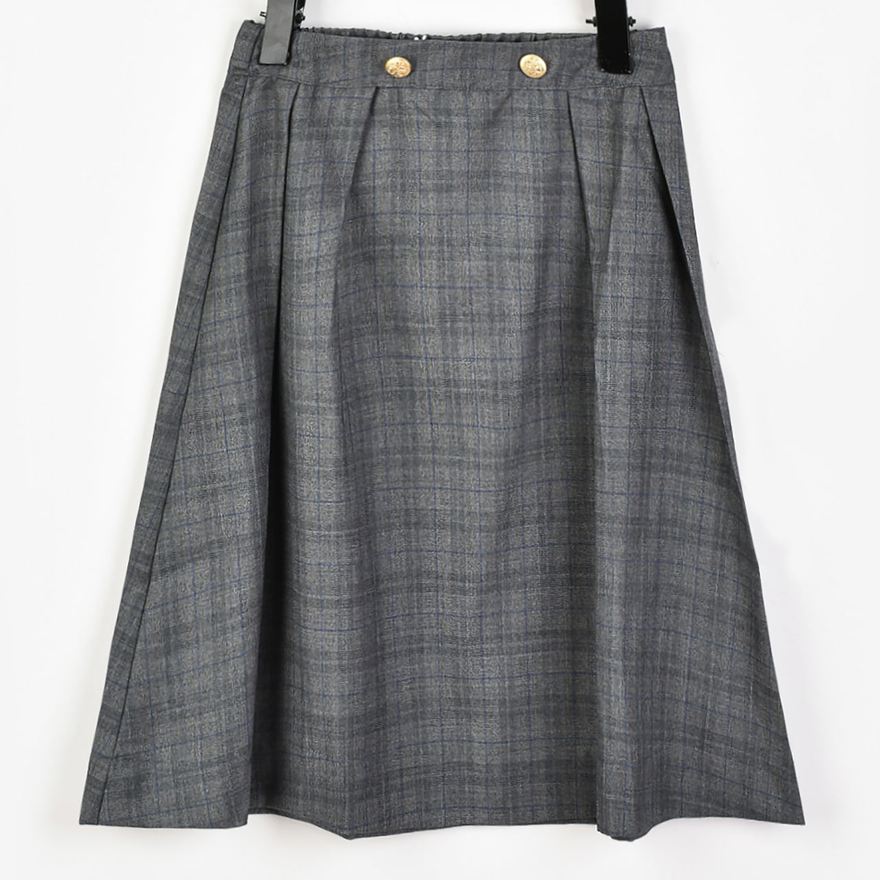Hadas Jersey Checkered Skirt