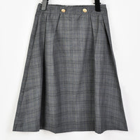 Hadas Jersey Checkered Skirt