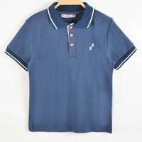 Boys S.S Rib Polo Shirt