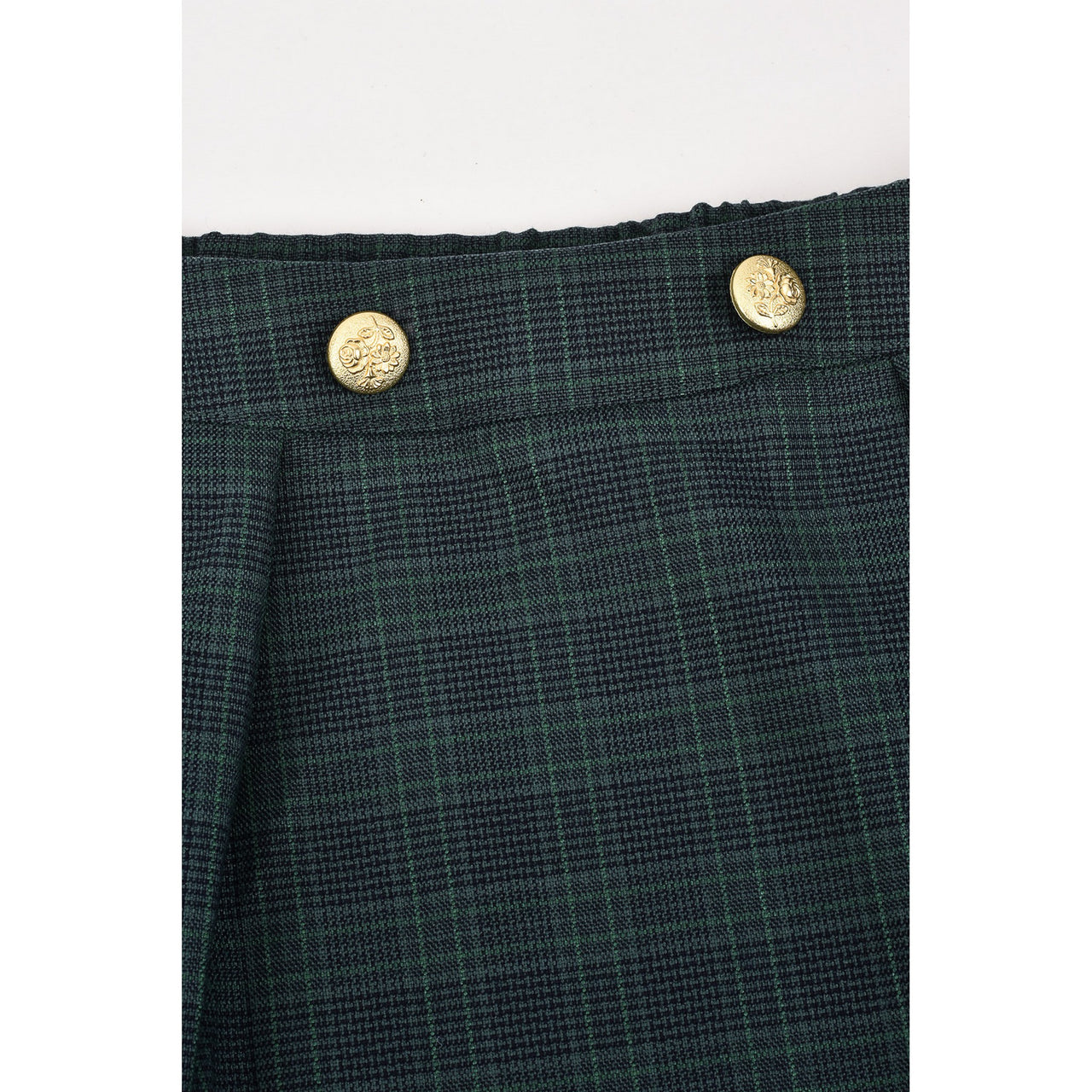 Hadas Jersey Checkered Skirt