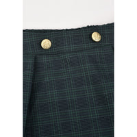 Hadas Jersey Checkered Skirt
