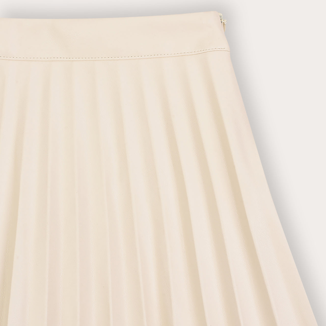 Melange Pleated Skirt