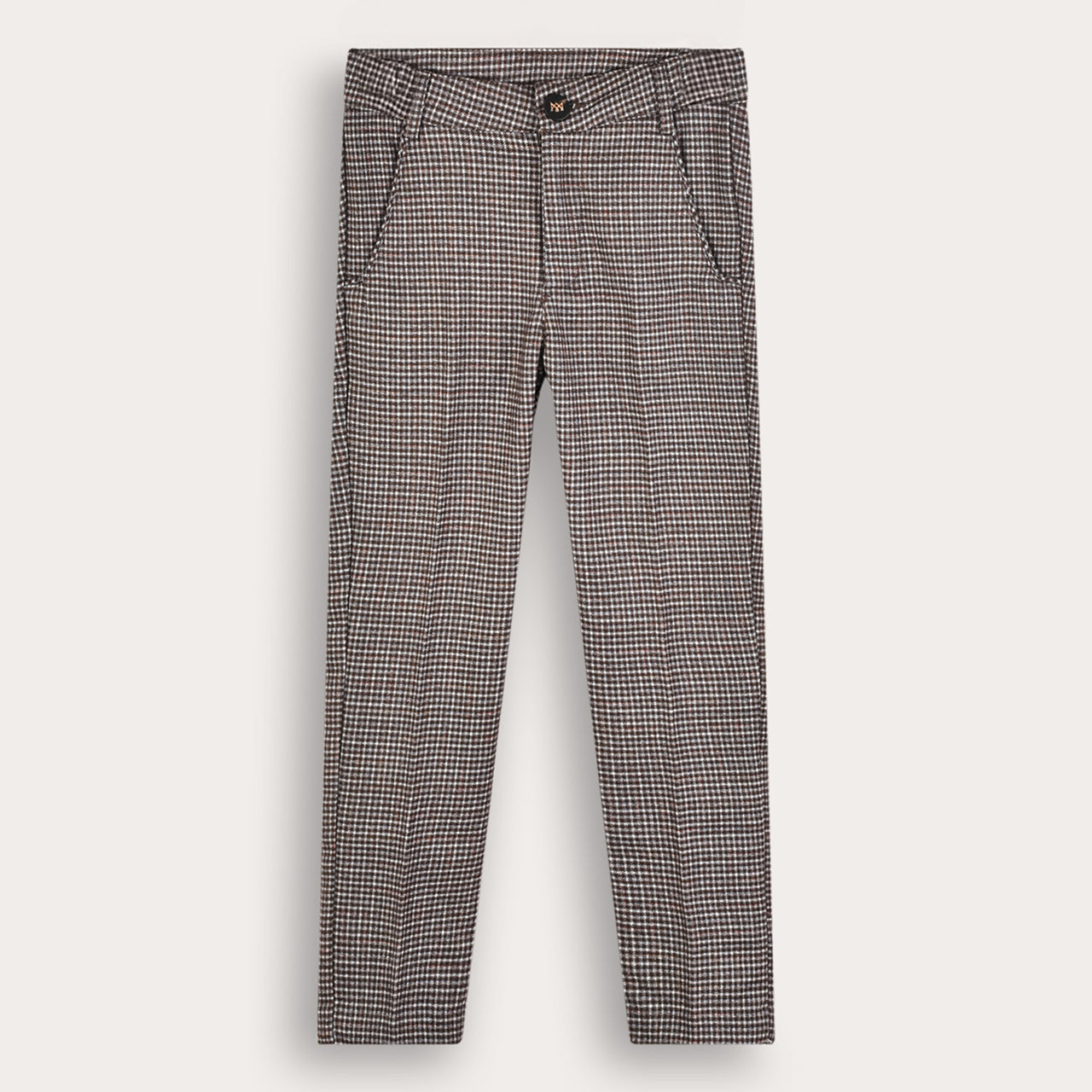 Melange Checkered Pants