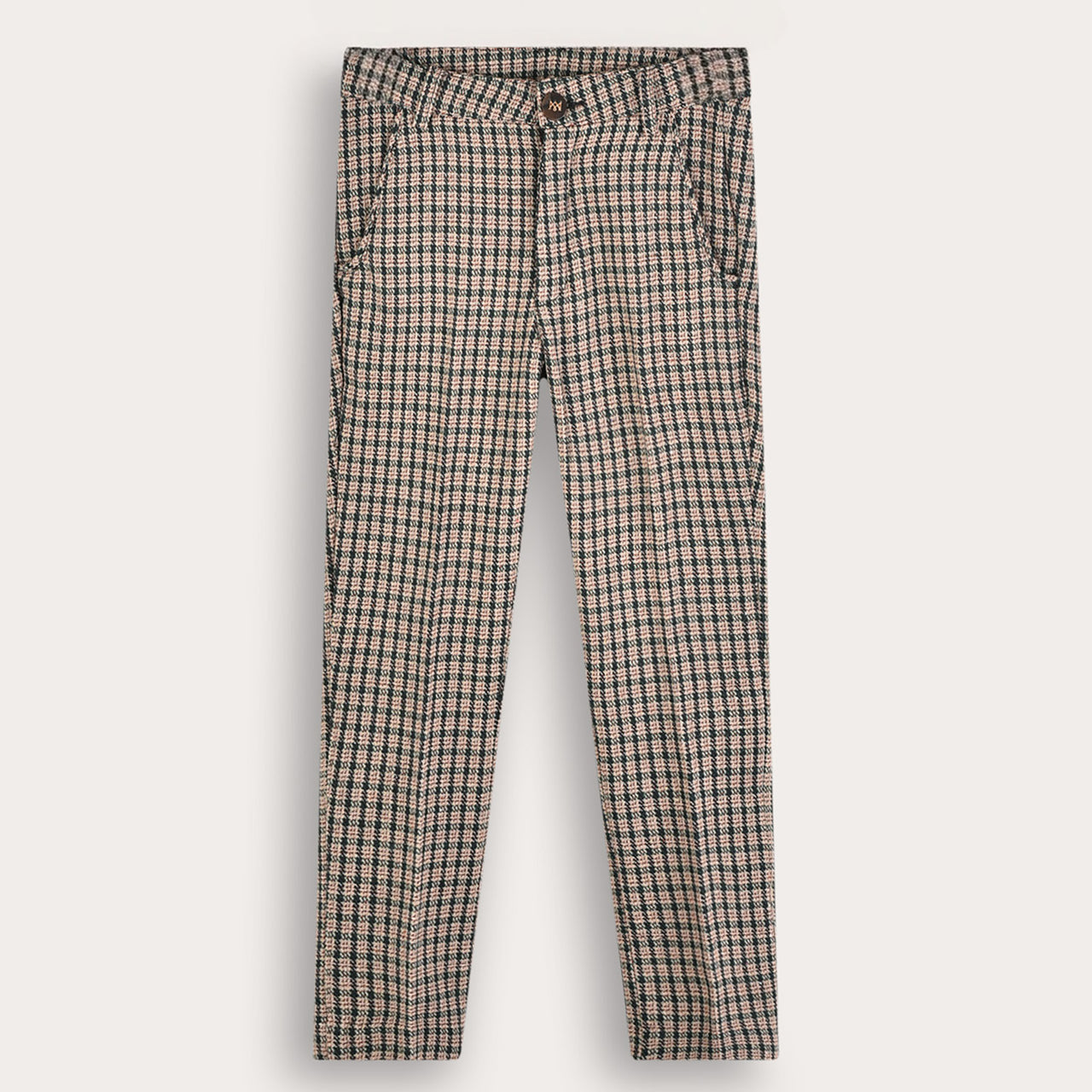 Melange Checkered Pants