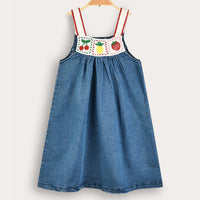 Melange Cherry Denim Jumper