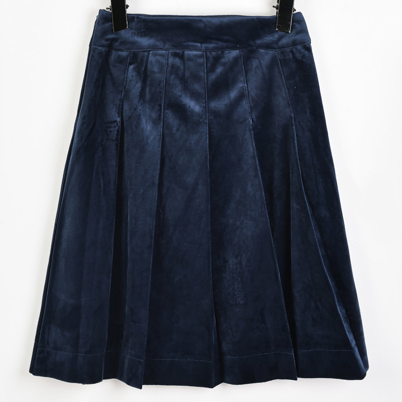 Velvet Pleated Skirt