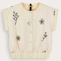 Velvet Floral Top