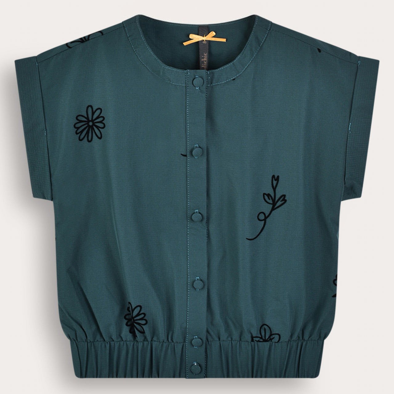 Velvet Floral Top
