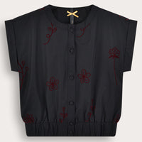 Velvet Floral Top