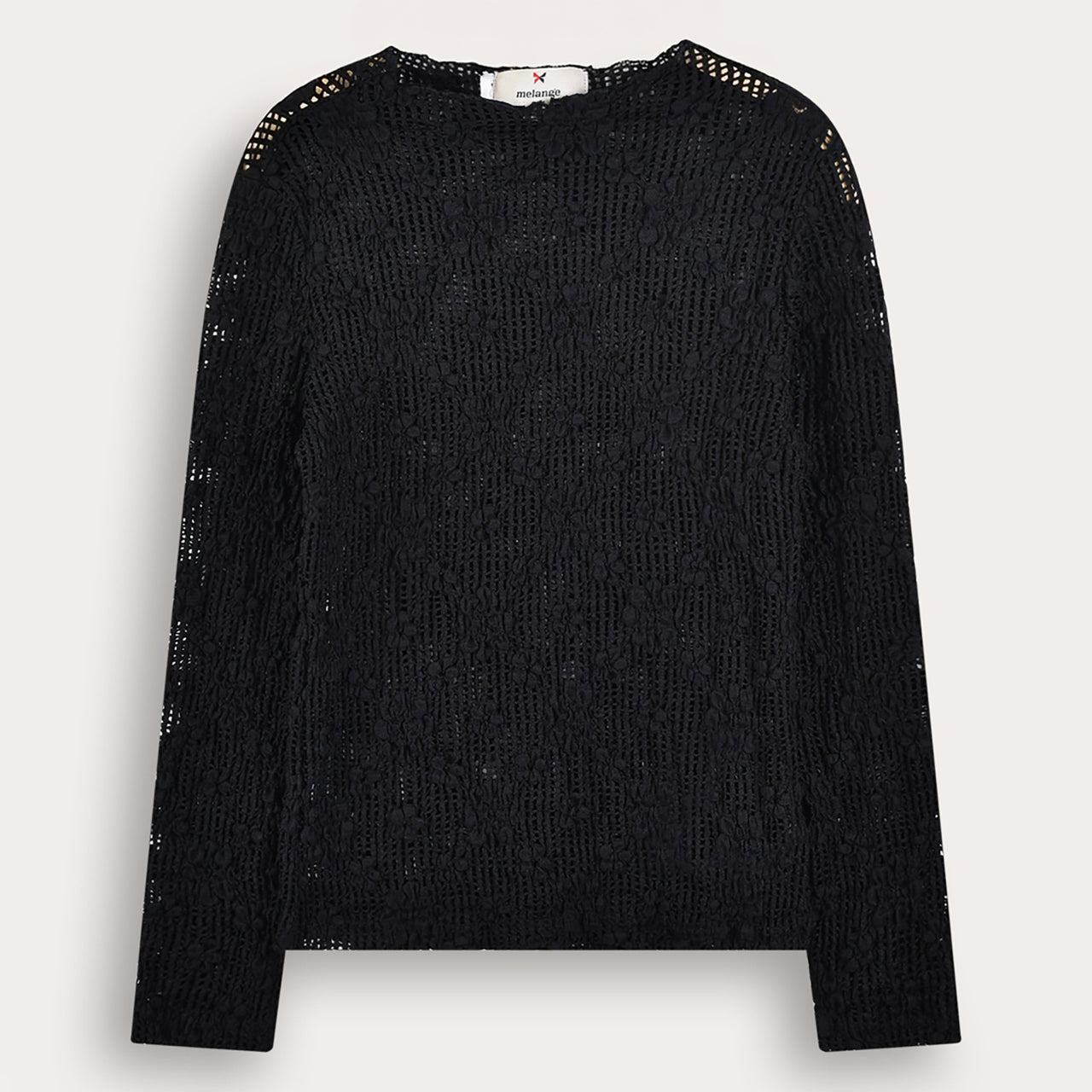 Melange Lace Top
