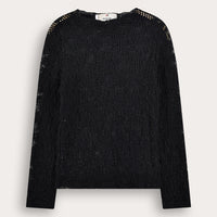 Melange Lace Top