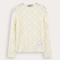 Melange Lace Top
