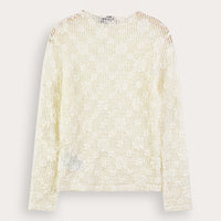 Melange Lace Top
