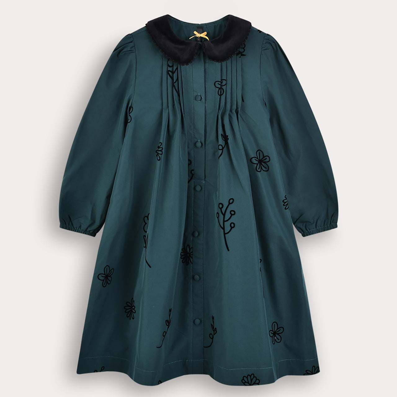 Velvet Floral Dress