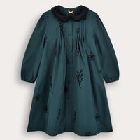 Velvet Floral Dress
