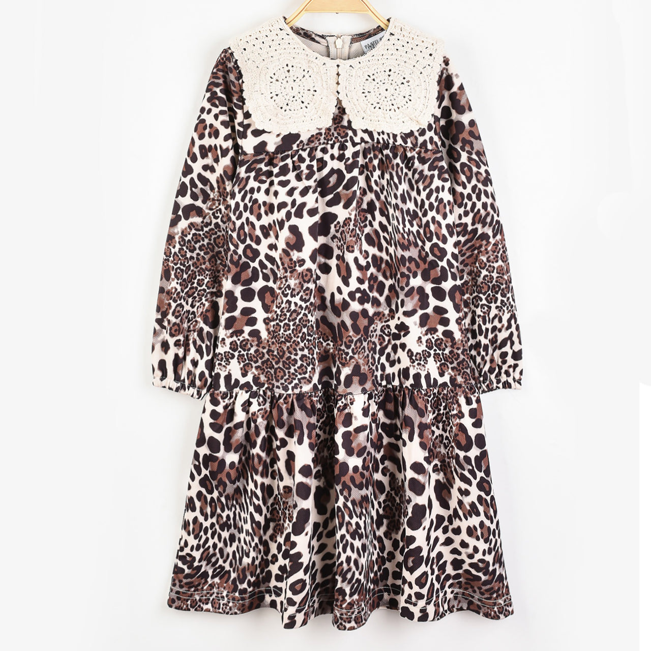 Girls Crochet Collar Dress