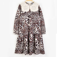 Girls Crochet Collar Dress