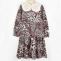 Girls Crochet Collar Dress