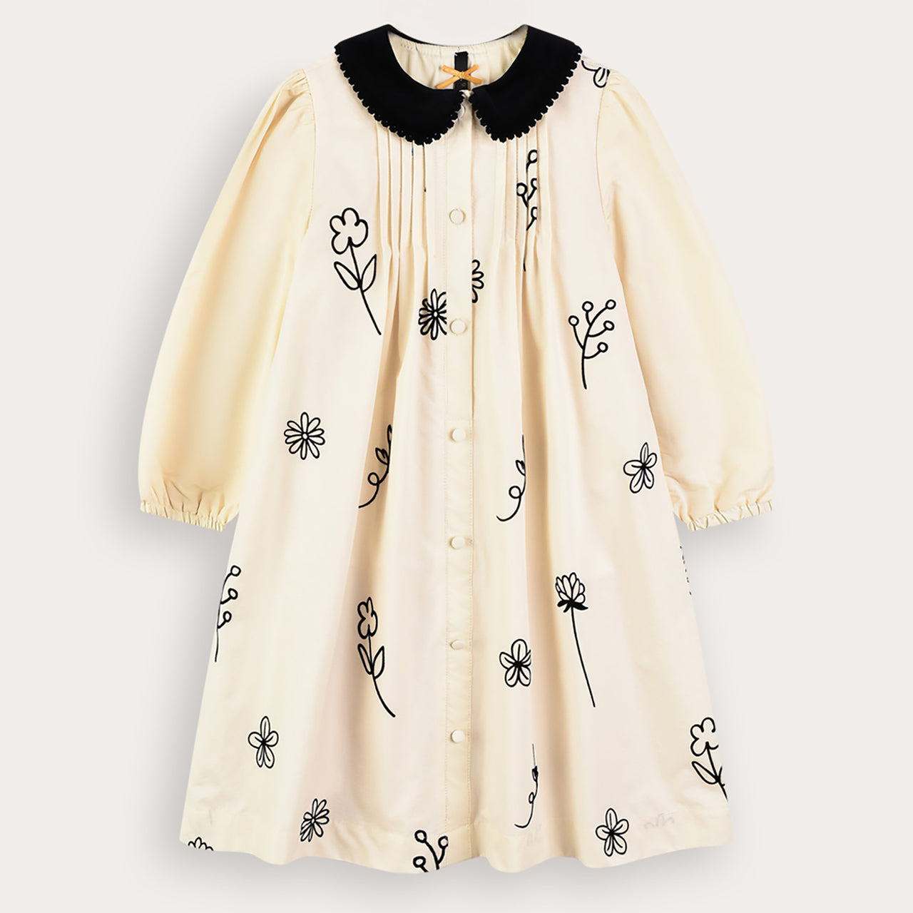 Velvet Floral Dress