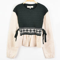 Melange Aspen Knit Vest Shirt