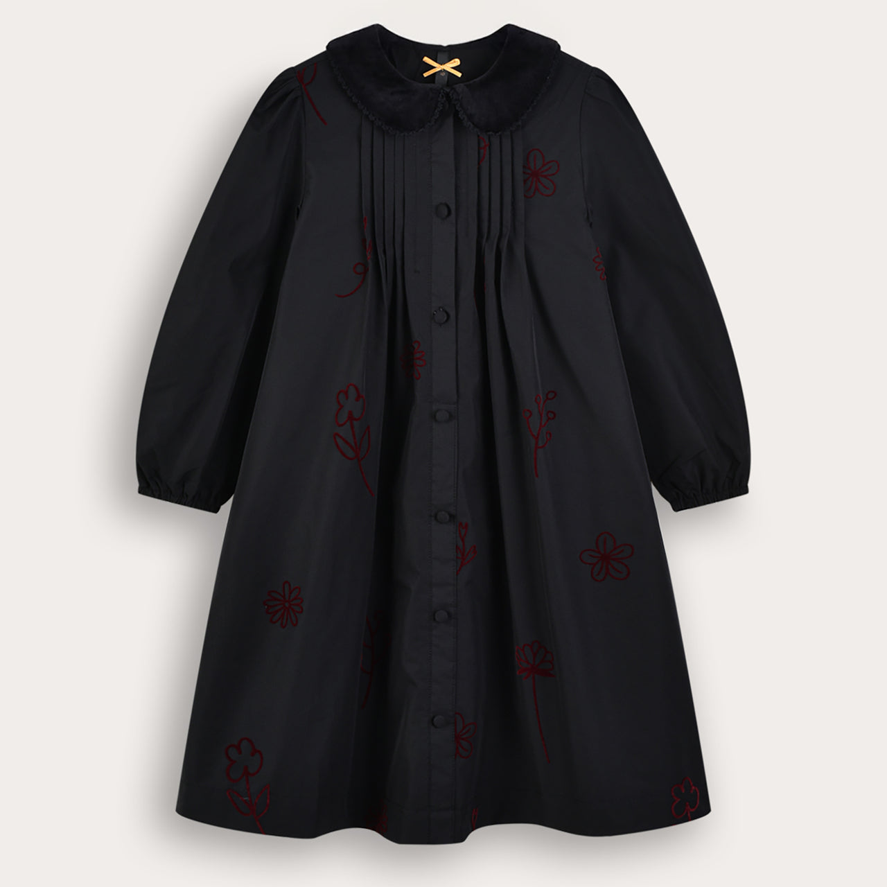 Velvet Floral Dress