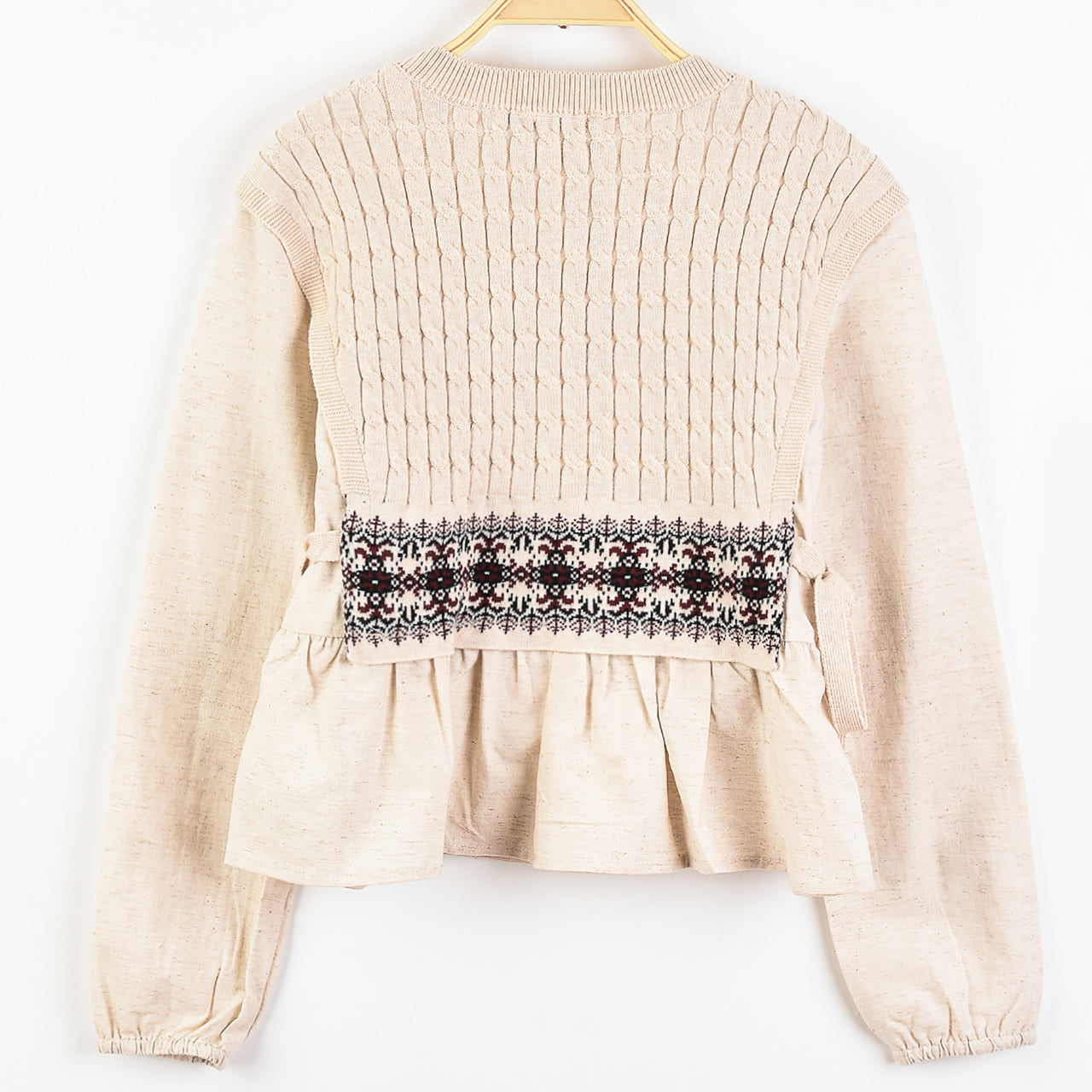 Melange Aspen Knit Vest Shirt