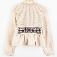 Melange Aspen Knit Vest Shirt