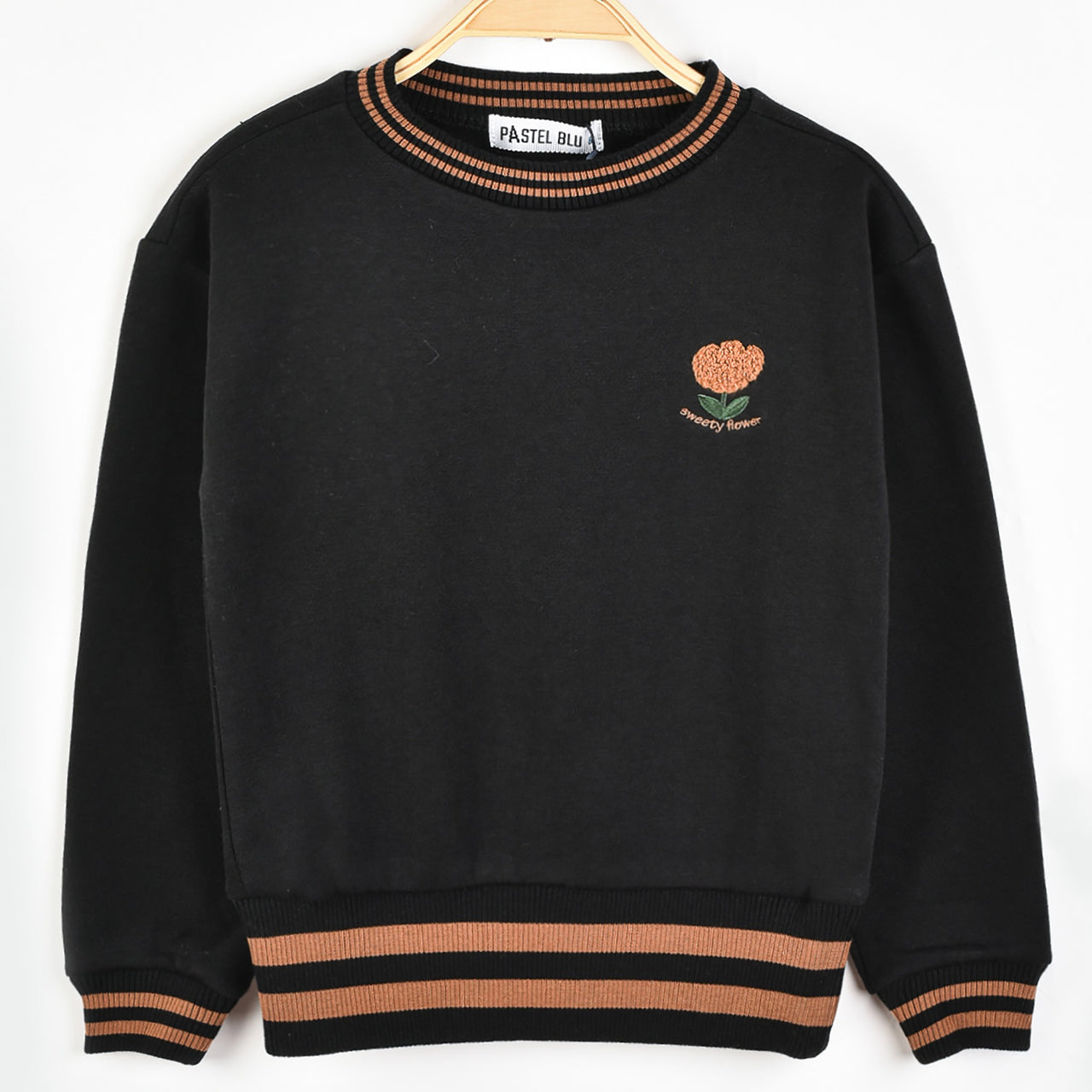 Girls Stripe Sweatshirt