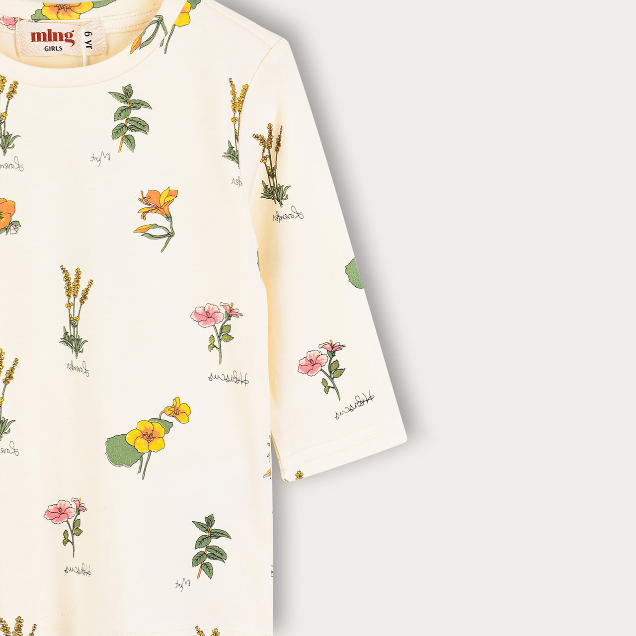 Melange Floral Print Shirt