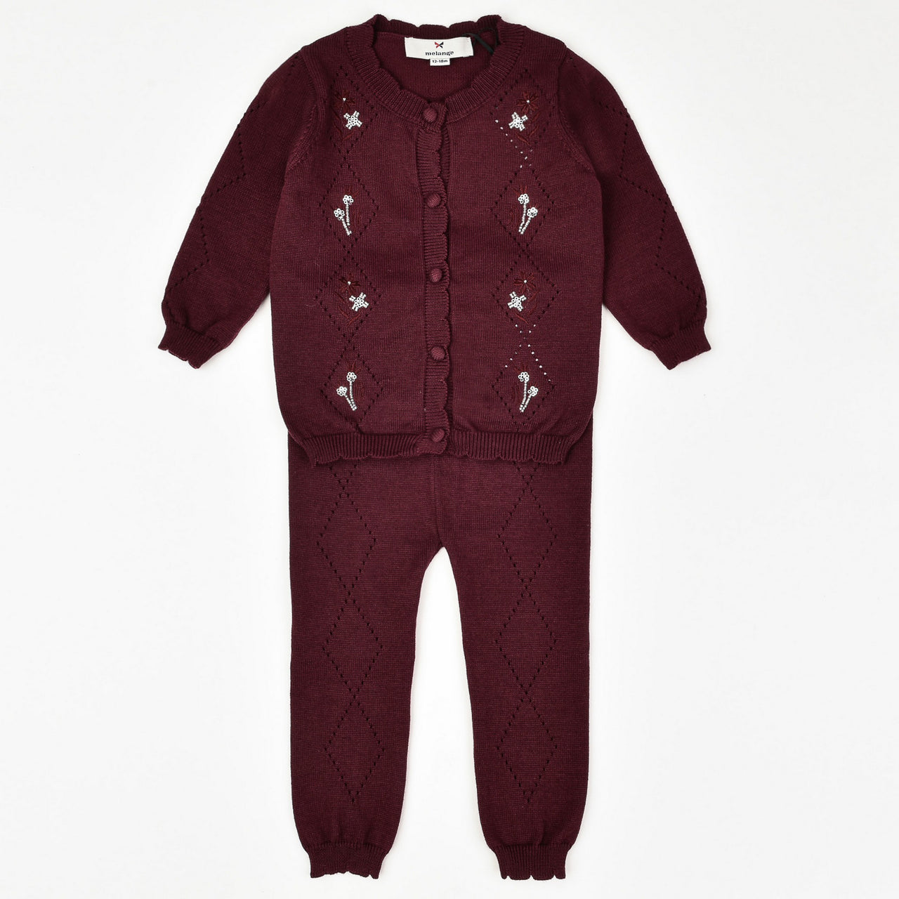 Melange Knitted & Embroidery Set