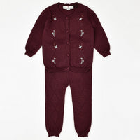 Melange Knitted & Embroidery Set