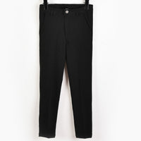 Melange Wool Black Pants