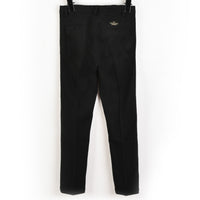 Melange Wool Black Pants