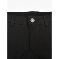 Melange Wool Black Pants
