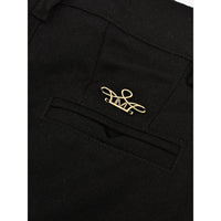 Melange Wool Black Pants