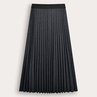 Midi Jeans Pleated Skirt