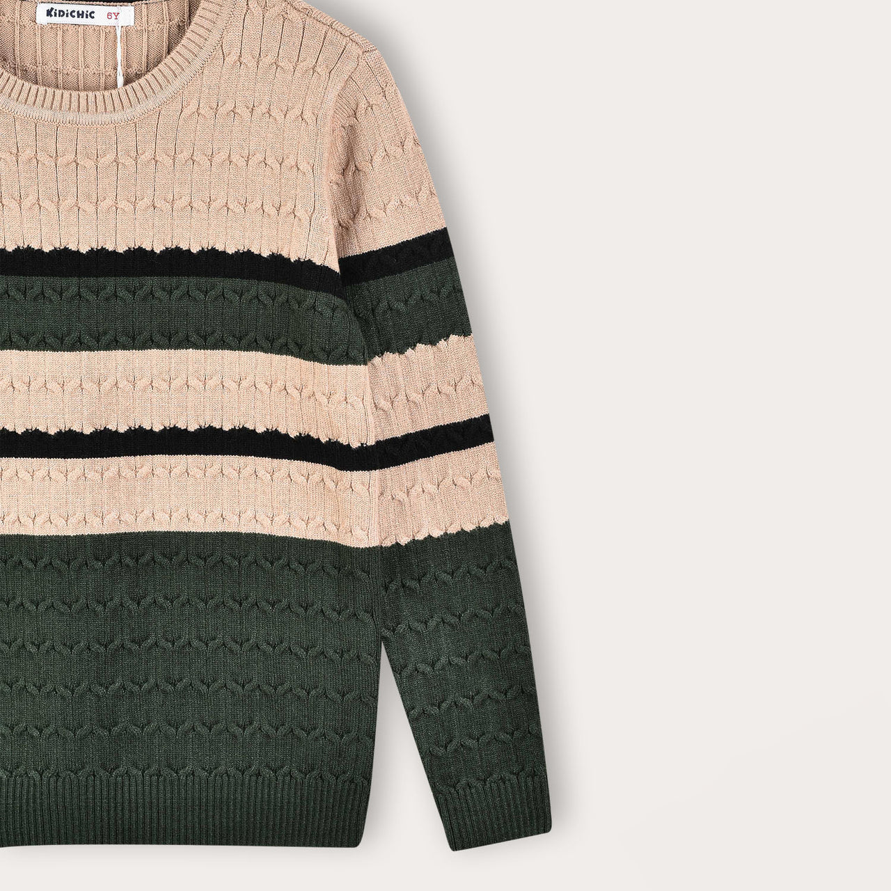 Striped Knit Sweater