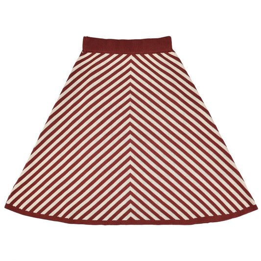 Hadas Knit Stripe Skirt