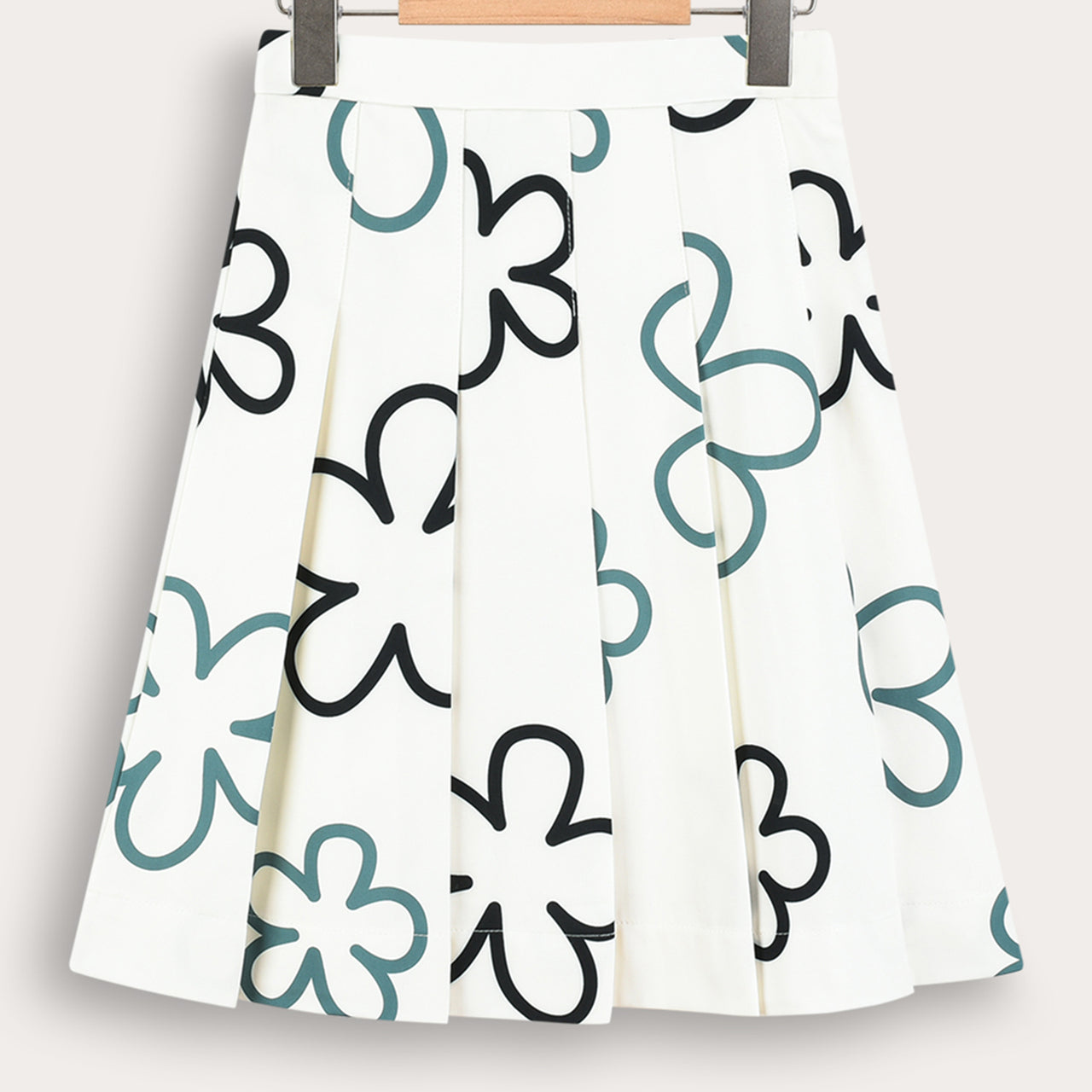 Pleated Flower Skirt