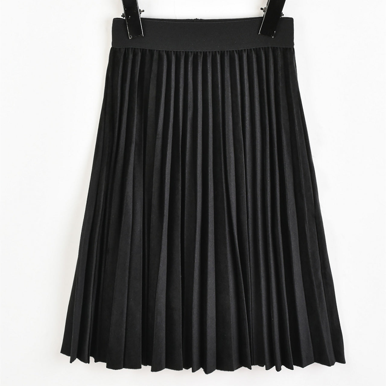 Velvet Pleated Skirt