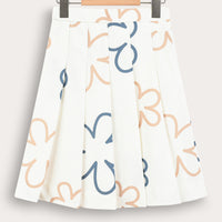 Pleated Flower Skirt