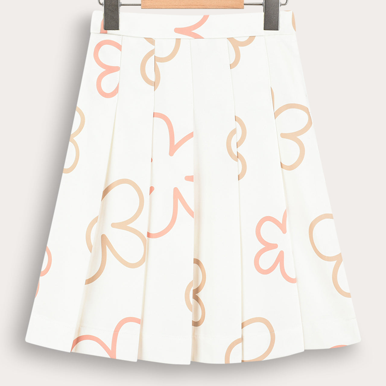 Pleated Flower Skirt