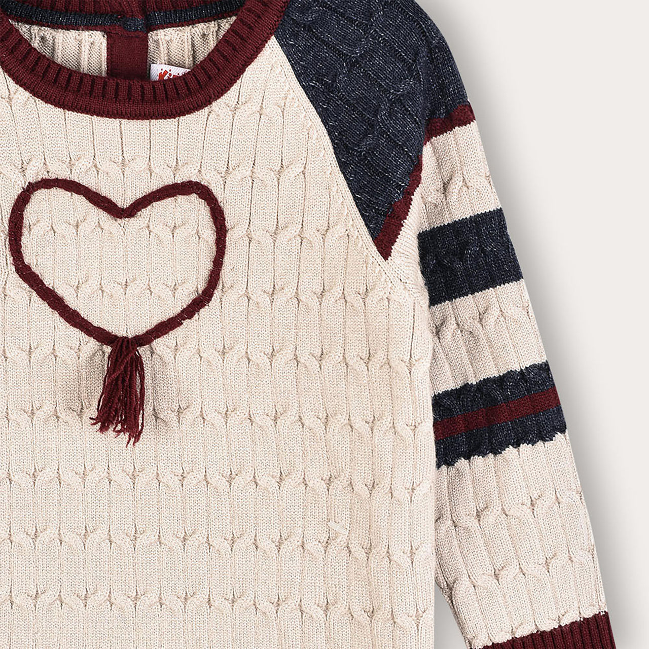Baby Girls Striped Knit Set