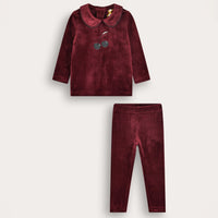 Cherry EMB Robe