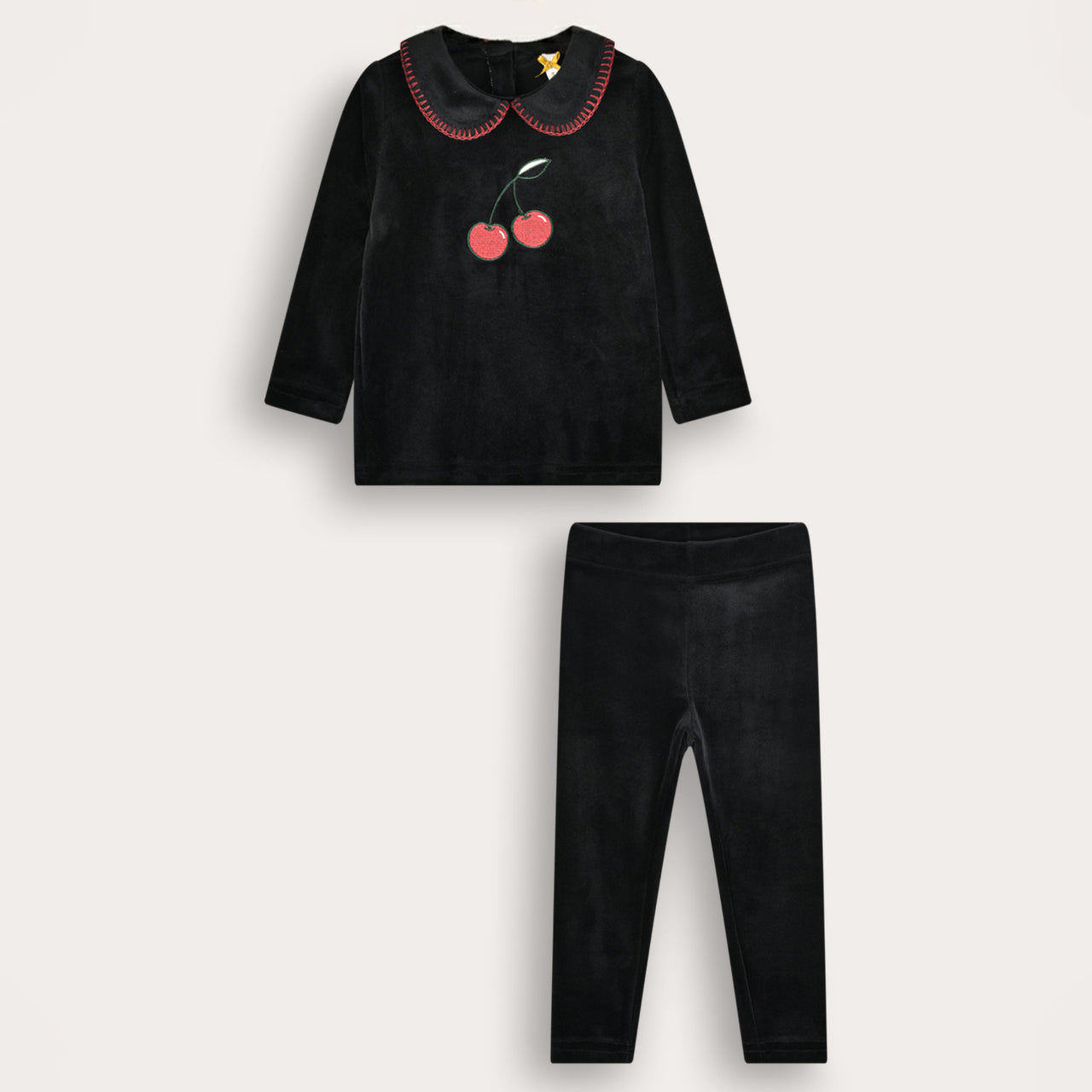 Cherry EMB Robe
