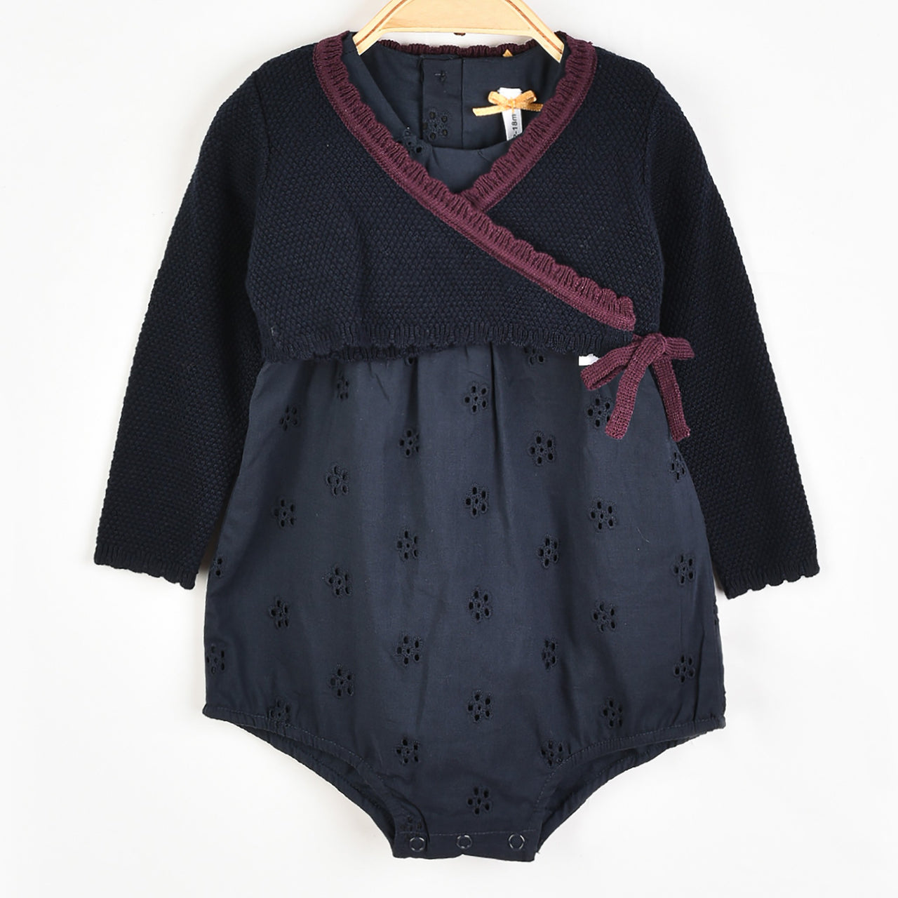 Avalon Wrap Cardigan Romper